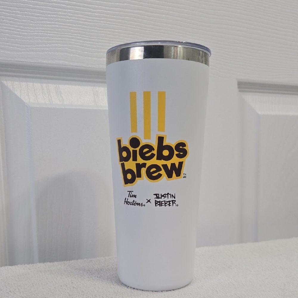 Tim Hortons x Justin Bieber "Biebs Brew" Tumbler